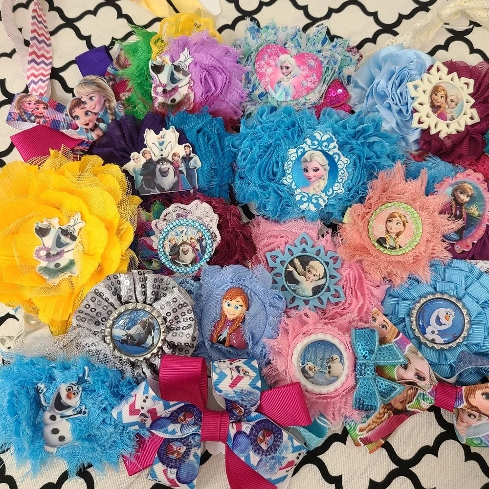 New Reseller Frozen Themed Hair Accessory Bundle